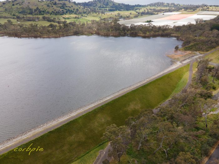Barkers Creek Reservoir Harcourt drone 2