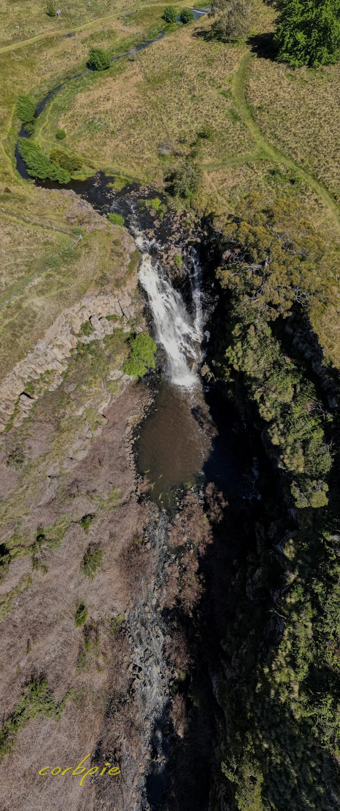 Lal Lal Falls Drone vertical