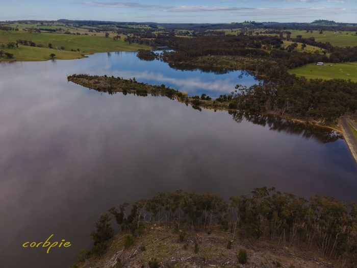 Lauriston Reservoir drone 13