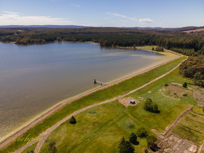 Moorabool Reservoir drone 18