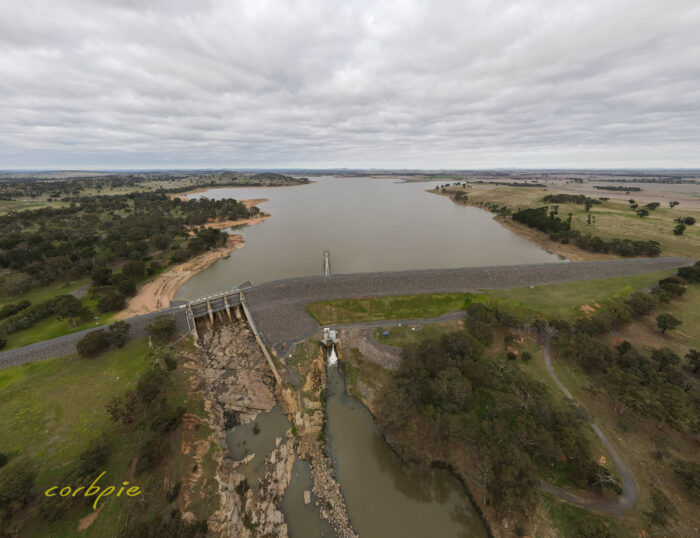 Cairn Curran Reservoir drone wide