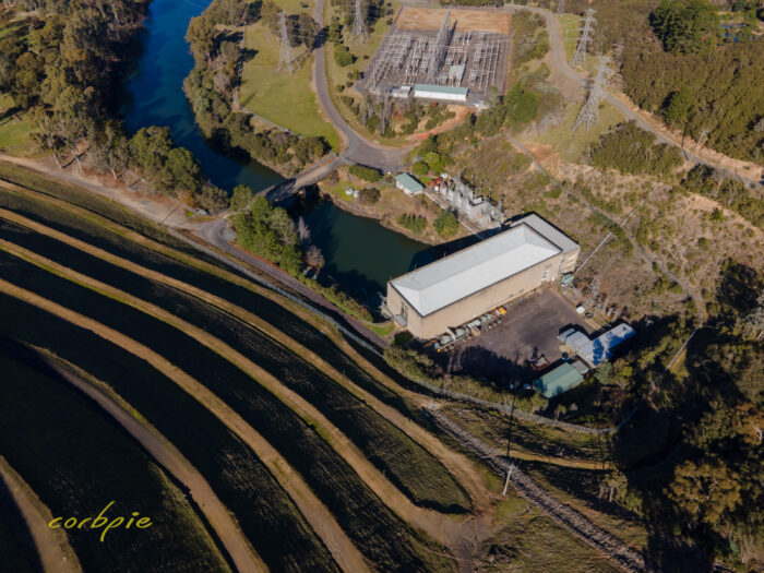 Lake Eildon dam wall drone 9
