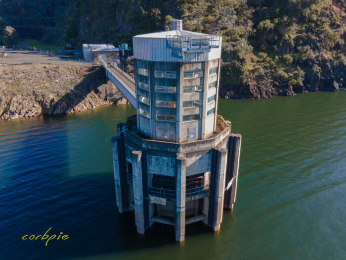 Lake Eildon tower drone 1
