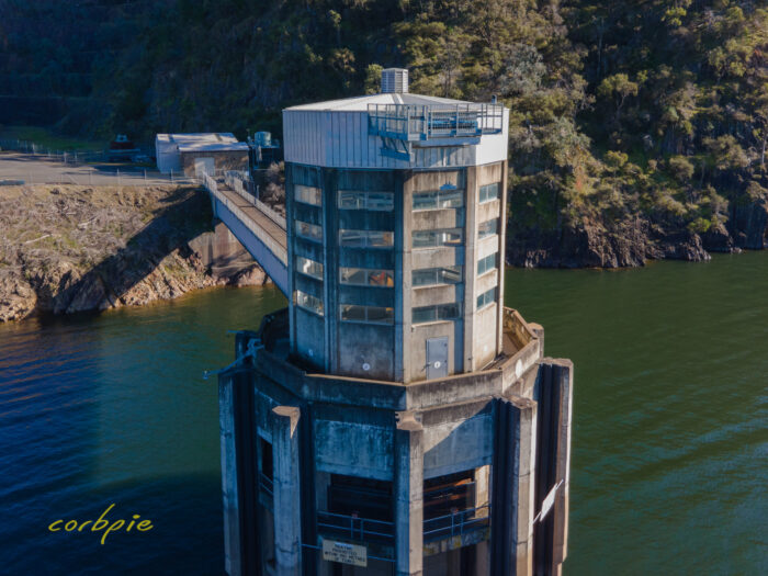 Lake Eildon tower drone 10