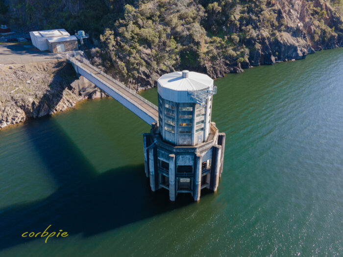 Lake Eildon tower drone 11