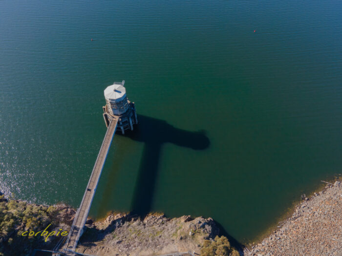 Lake Eildon tower drone 12