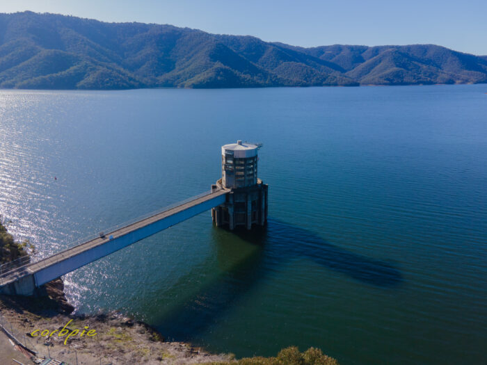 Lake Eildon tower drone 13