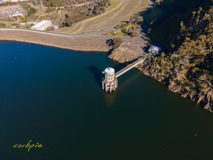 Lake Eildon tower drone 2