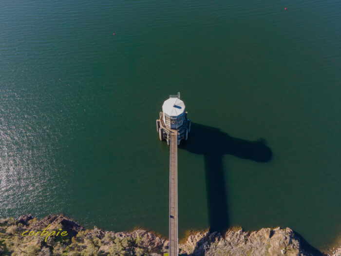 Lake Eildon tower drone 3