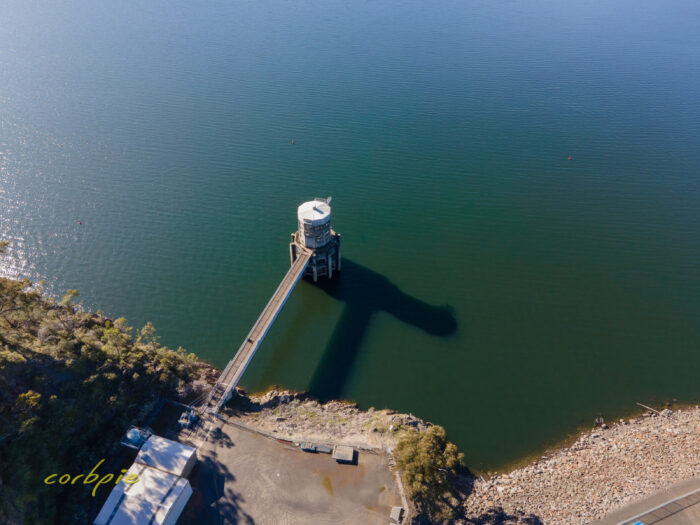 Lake Eildon tower drone 5