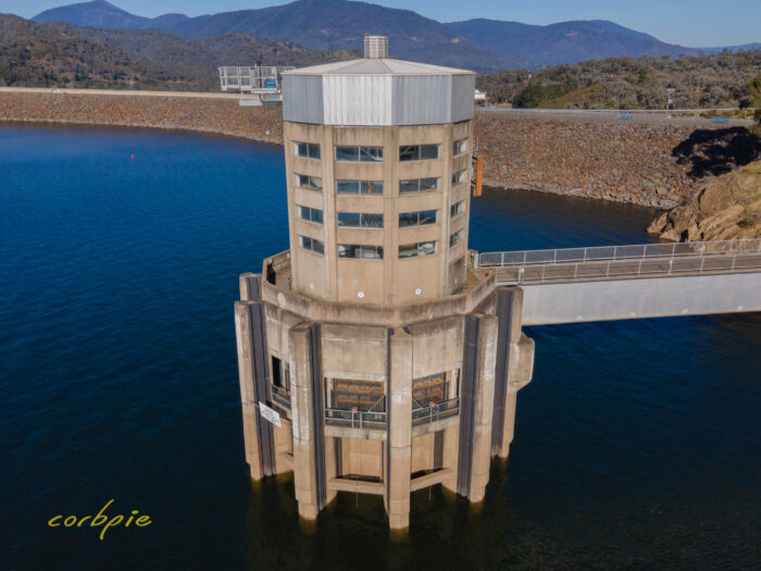Lake Eildon tower drone 6