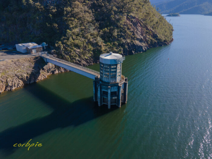 Lake Eildon tower drone 8
