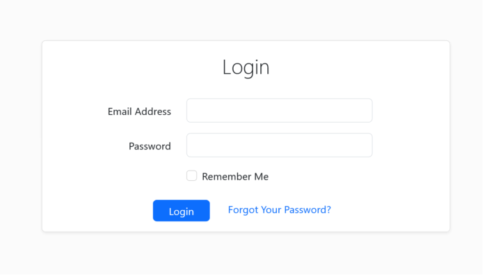 Centered Bootstrap 5.2 login page Centered Bootstrap 5.2 login page
