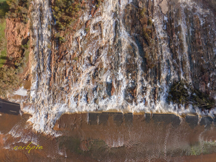 Lake Eppalock second overflow area drone 10