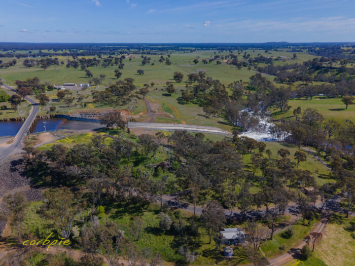 Lake Eppalock spilling drone 10
