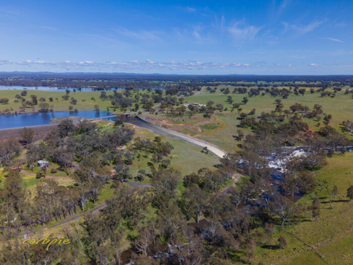 Lake Eppalock spilling drone 12