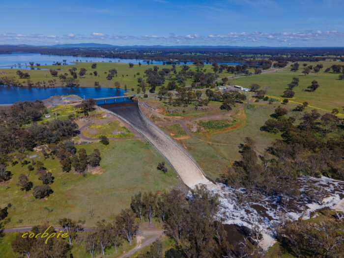 Lake Eppalock spilling drone 13