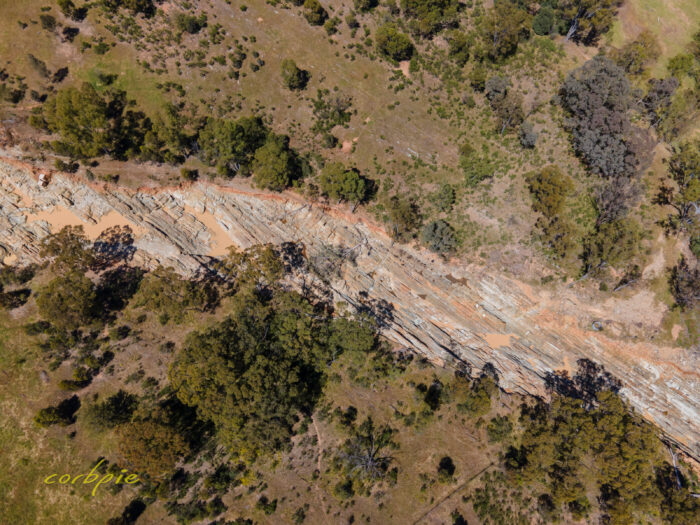 Lake Eppalock after flood drone 17