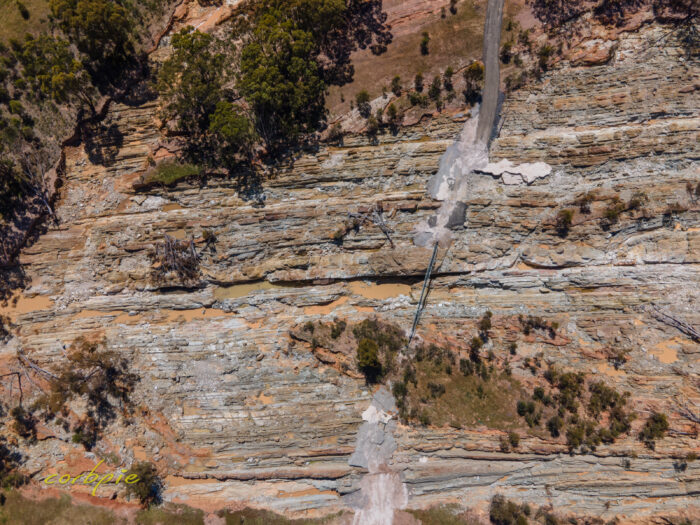 Lake Eppalock after flood drone 19
