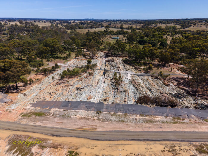 Lake Eppalock after flood drone 2
