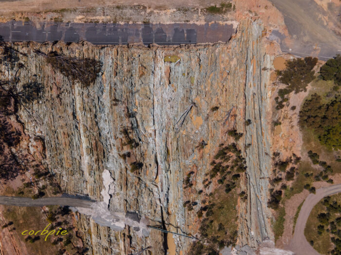Lake Eppalock after flood drone 20