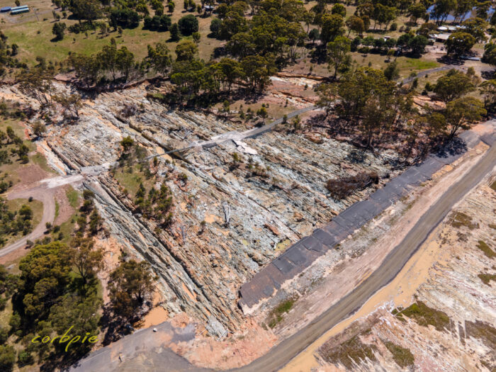 Lake Eppalock after flood drone 3