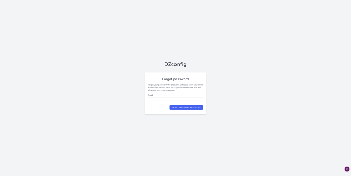 Laravel forgot password page after Laravel forgot password page after